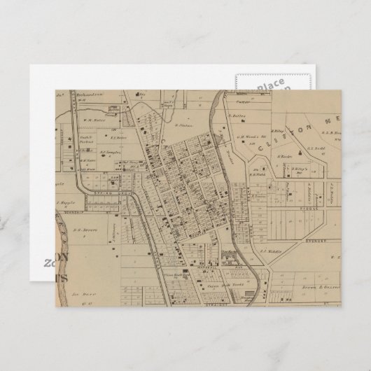 オハイオ州クリフトンハイツのキャンプワシントン ポストカード (正面/裏面)