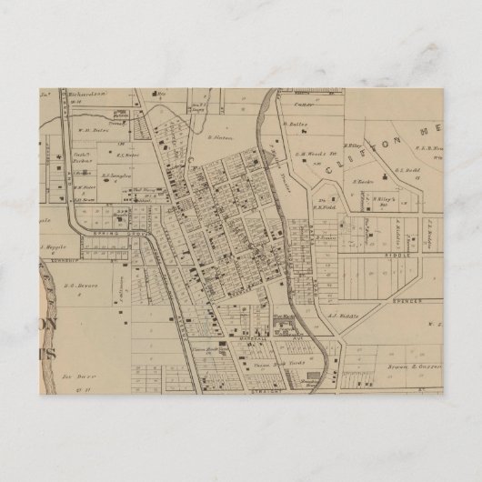 オハイオ州クリフトンハイツのキャンプワシントン ポストカード (正面)