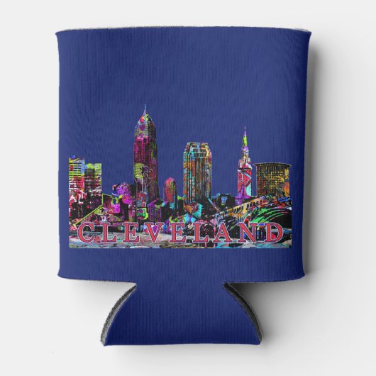 オハイオ州クリーブランドのグラフィティ 缶クーラー (正面)