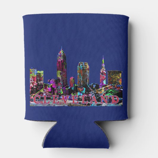 オハイオ州クリーブランドのグラフィティ 缶クーラー (裏面)