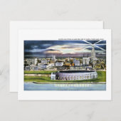 オハイオ州クリーブランドのデュスクにあるクリーブランドスタジアムスカイライン ポストカード (正面/裏面)