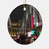 オハイオ州クリーブランドの東4通りフォトオーナメント セラミックオーナメント (左)