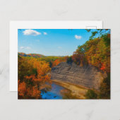 オハイオ州クリーブランドの秋のロッキー川 ポストカード (正面/裏面)