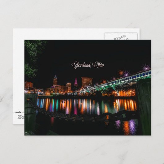 オハイオ州クリーブランドの街並み ポストカード (正面/裏面)