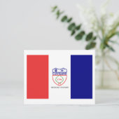 オハイオ州クリーブランド国旗 ポストカード (スタンド正面)