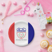 オハイオ州クリーブランド州旗紙プレート ペーパープレート (パーティー)