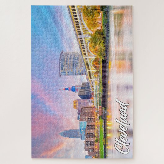 オハイオ州クリーブランド統一された、州 ジグソーパズル (縦)