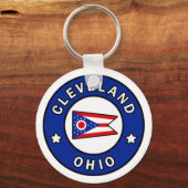 オハイオ州クリーブランド キーホルダー (正面)