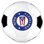 オハイオ州クリーブランド サッカーボール (回転)