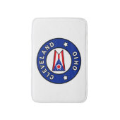 オハイオ州クリーブランド バスマット (正面縦)