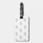 オハイオ州クリーブランド ラゲッジタグ (裏面縦)