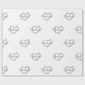 オハイオ州クリーブランド ラッピングペーパー (フラット)