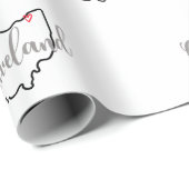 オハイオ州クリーブランド ラッピングペーパー (ロールコーナー)