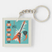 オハイオ州クリーブランド | Electric Guitar キーホルダー (裏面)