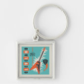 オハイオ州クリーブランド | Electric Guitar キーホルダー (正面)