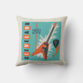 オハイオ州クリーブランド | Electric Guitar クッション (裏面)