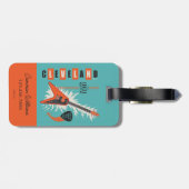 オハイオ州クリーブランド | Electric Guitar ラゲッジタグ (裏面横)