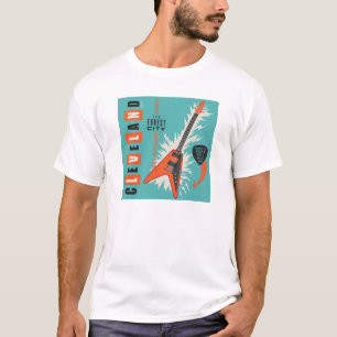 オハイオ州クリーブランド Electric Guitar Tシャツ