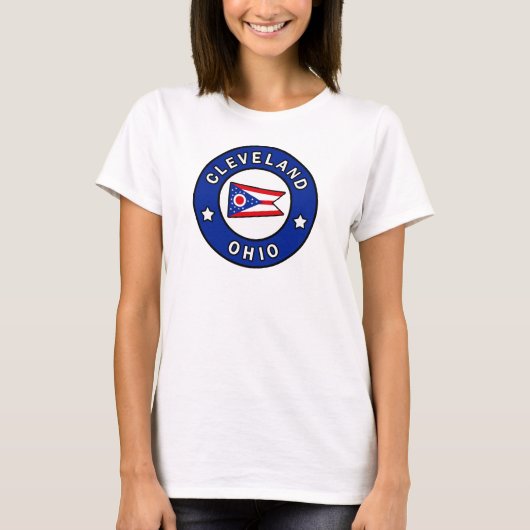 オハイオ州クリーブランド Tシャツ (正面)
