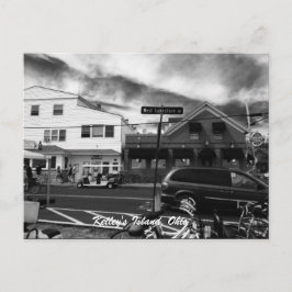 オハイオ州ケリーズ島通り写真はがき ポストカード