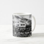 オハイオ州ケリー島通り写真マグカップ コーヒーマグカップ (正面右)