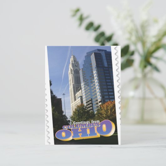 オハイオ州コロンバスのはがき ポストカード (スタンド正面)