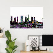 オハイオ州コロンバスの落書き ポスター (ホームオフィス)