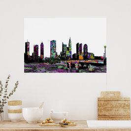 オハイオ州コロンバスの落書き ポスター