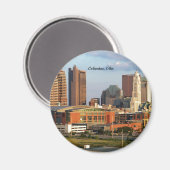 オハイオ州コロンバスの街並み マグネット (正面/裏面)