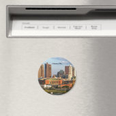 オハイオ州コロンバスの街並み マグネット (インサイチュ (食洗機))