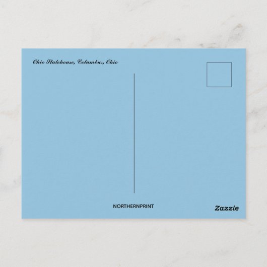 オハイオ州コロンバスオハイオ ポストカード (裏面)