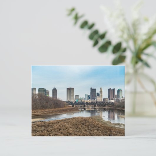 オハイオ州コロンバス中央商業地区 ポストカード (スタンド正面)