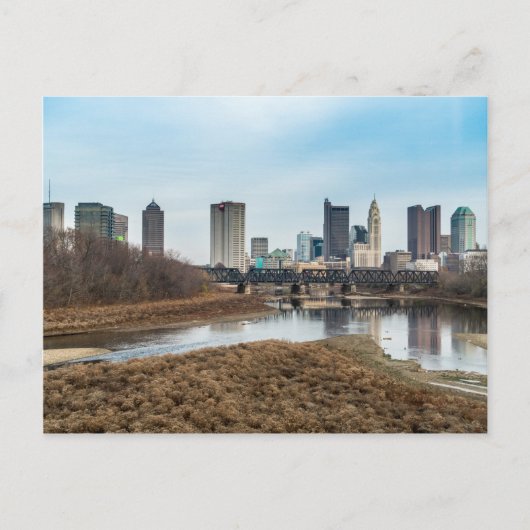 オハイオ州コロンバス中央商業地区 ポストカード (正面)