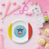 オハイオ州コロンバス国旗の紙プレート ペーパープレート (パーティー)