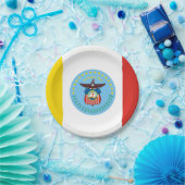 オハイオ州コロンバス国旗の紙プレート ペーパープレート (パーティー)