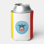オハイオ州コロンバス国旗クーラーボックス 缶クーラー (缶正面)