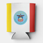 オハイオ州コロンバス国旗クーラーボックス 缶クーラー (正面)