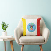 オハイオ州コロンバス国旗装飾用クッション クッション (椅子)