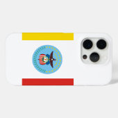 オハイオ州コロンバス国旗 Case-Mate iPhoneケース (裏面 (横))