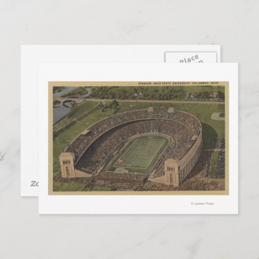 オハイオ州コロンバス – オハイオ州大学 ポストカード (正面/裏面)