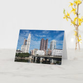 オハイオ州コロンバス カード (黄色い花)