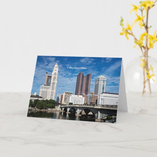 オハイオ州コロンバス カード (黄色い花)