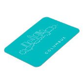 オハイオ州コロンバス マグネット (左側)