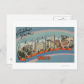 オハイオ州コロンバス - 大きな文字のシーン 2 ポストカード (正面/裏面)