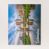 オハイオ州コロンバス、統一された州 ジグソーパズル (縦)