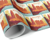 オハイオ州コロンバス | The Arch City ラッピングペーパー (ロールコーナー)