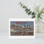 オハイオ州コンヌート – ラージレターシーン ポストカード (スタンド正面)