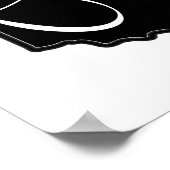 オハイオ州シェイプの輪郭 – オハイオ地図アウトライン ポスター (角)