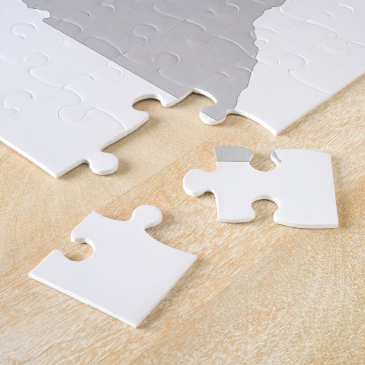 オハイオ州シェイプ(ハート付き) ジグソーパズル (側面)