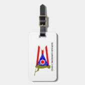 オハイオ州シンシナチの代表団LDS CTR ラゲッジタグ (正面縦)